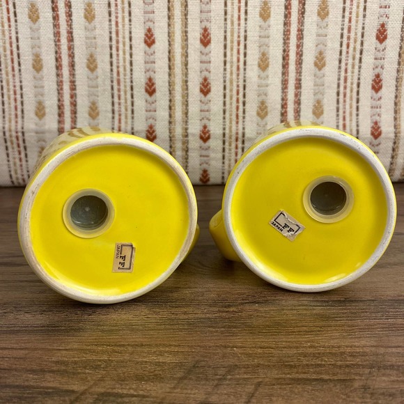 Vintage Spice Shakers, Fitz and Floyd, Oversized Spice Jars, Chunky Containers - Picture 7 of 8